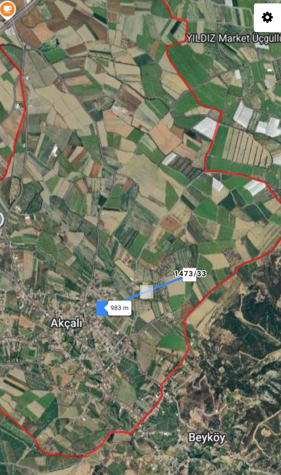 SATILIK ARAZİ 5.370 M²  Hatay / Arsuz / Akçalı Mh. - HATAY ARSUZ fotoğraf 2